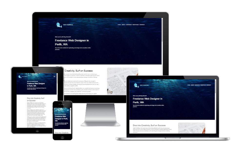 Nosy Narwhal Mobile Responsive